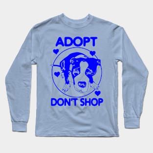 Adopt Don't Shop - Dog Rescue Long Sleeve T-Shirt